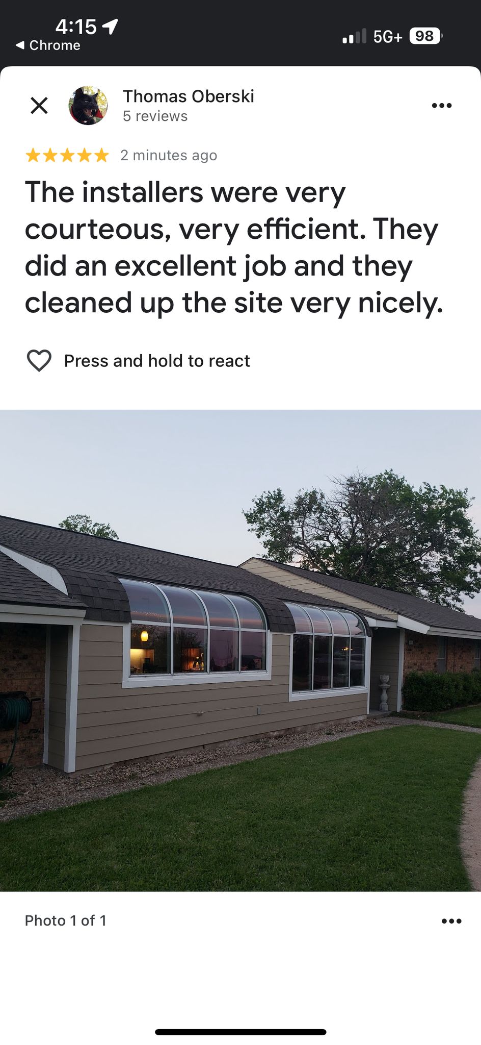 House exterior with freshly cleaned windows and siding.